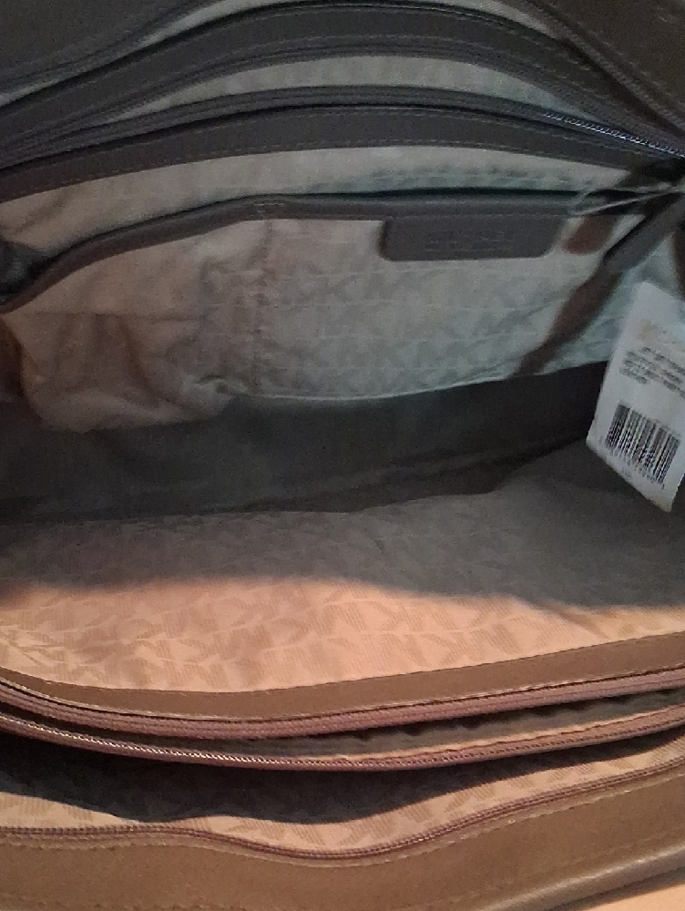 Michael Kors Taupe Saffiano Leather Tote - Picture 3 of 9